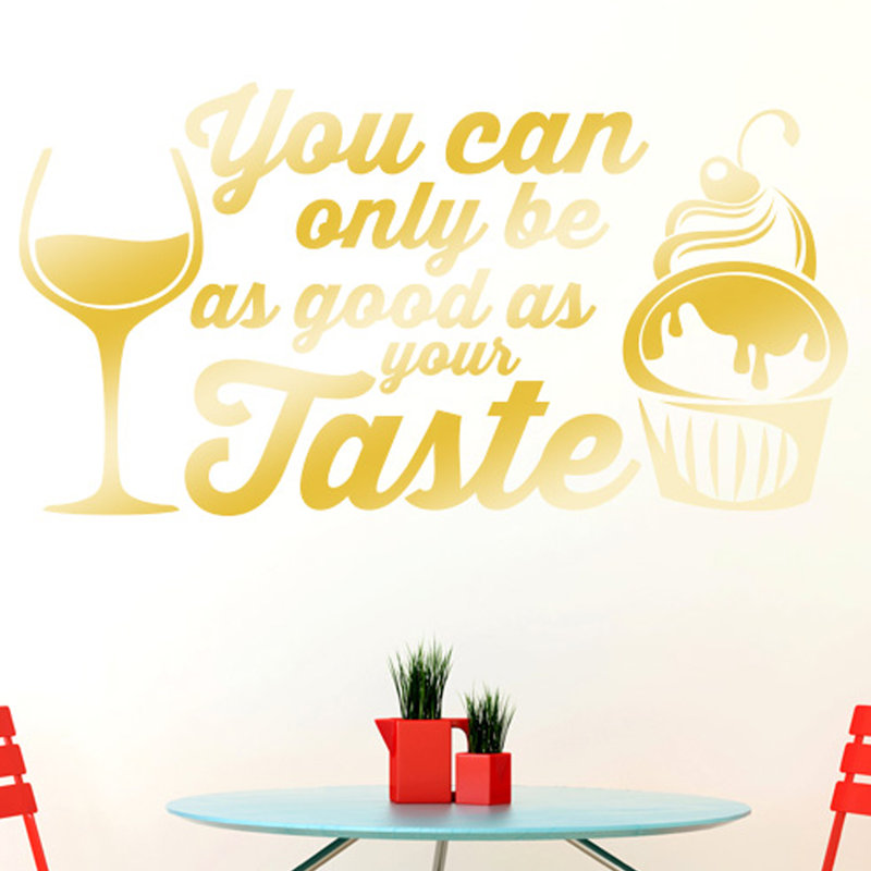 Wall Decal, Shiny Gold