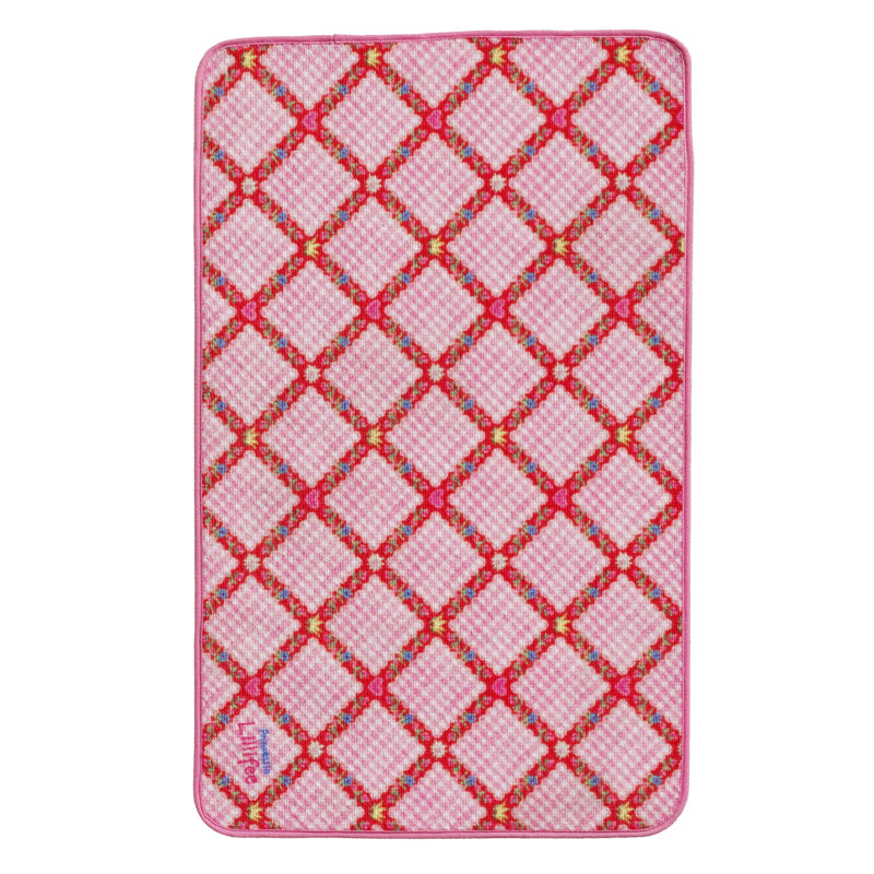 Princess Lillifee Rectangle 50 cm x 80 cm Geometric Area Rug