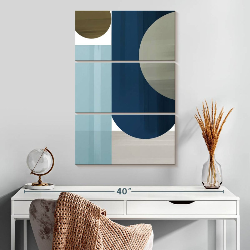 Avery Abstract Blue III, 32" H x 20" W
