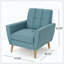 Fauteuil club en tissu Mid Stitch-981955885
