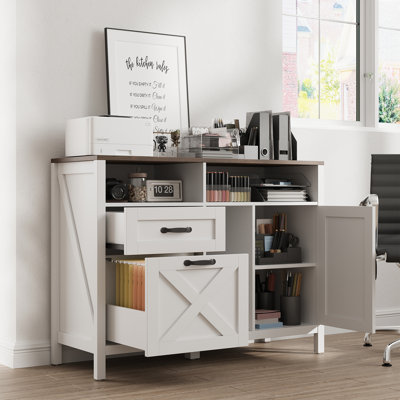 Lateral File Cabinet, Farmhouse 2 Drawer