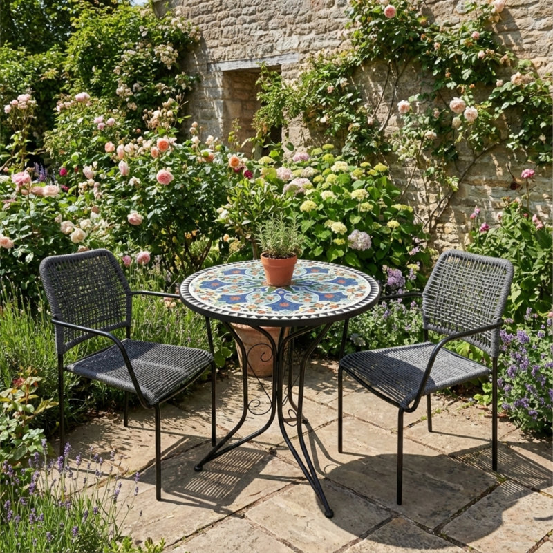2 - Person Patio Dining Set Round Table