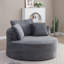 Chaise de salle de bain moderne en velours côtelé à siège profond Modern-616068644
