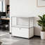 Armoire de rangement modulaire en métal avec tablettes réglables-1851183981