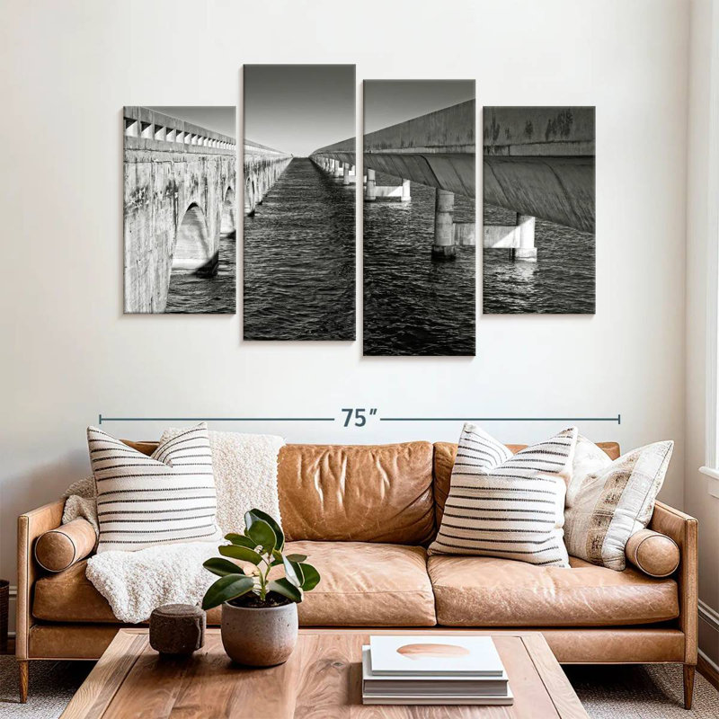 Lilie Key West Parallel Bridges, 42" H x 68" W