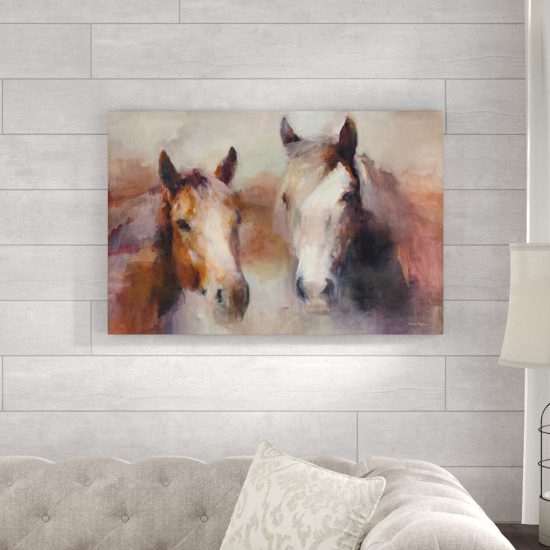 Blazing The West by Marilyn Hageman - Wrapped Canvas Painting, 61cm H x 91cm W  
