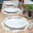 Deandra Polyester Round Doily with Elegant Embroidery for Dining Table Decor and Christmas Decor