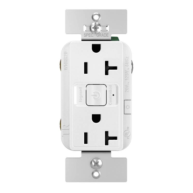 radiant® Smart 20A Outlet with Netatmo, White
