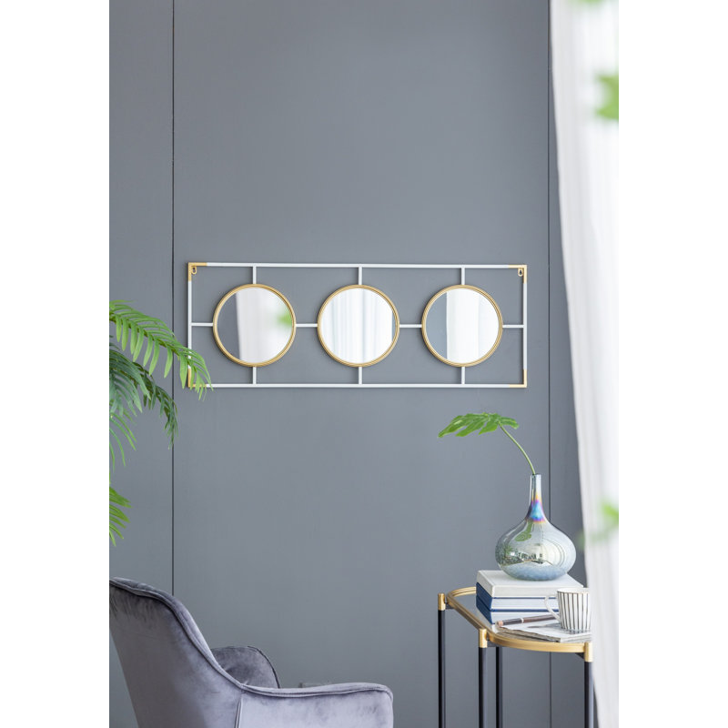 Miroir décoratif, miroir à cadre en fer, miroir décoratif pour la maison