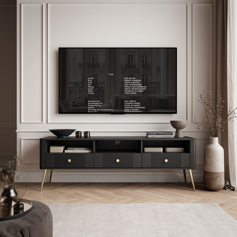 Unfinished with Fireplace Included, black / gold