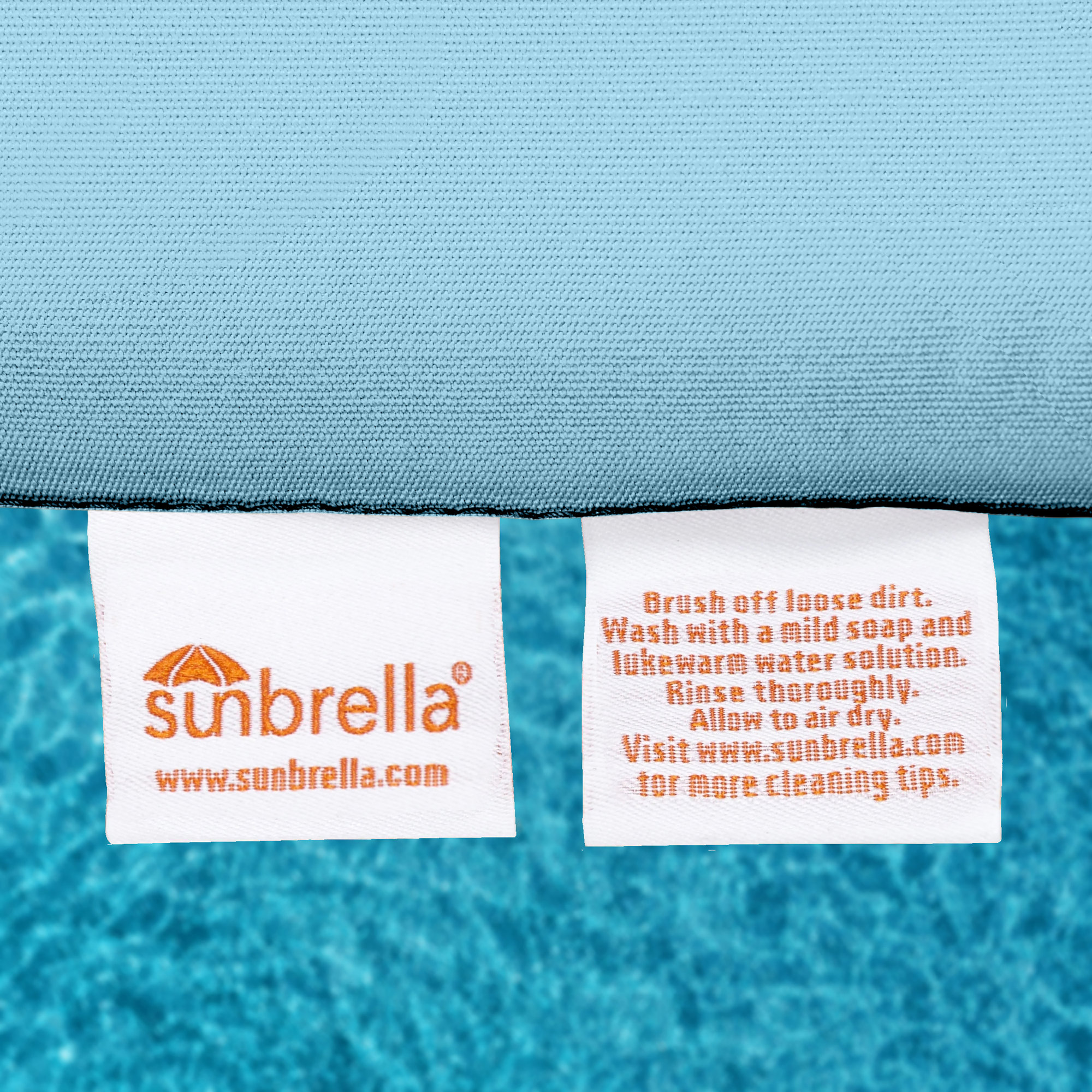 Sunbrella® Outdoor Bench Cushion, Cast Horizon Sunbrella® Plainweave