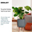 Honeycomb Style Cylinder Round Planter with Feet-379134889