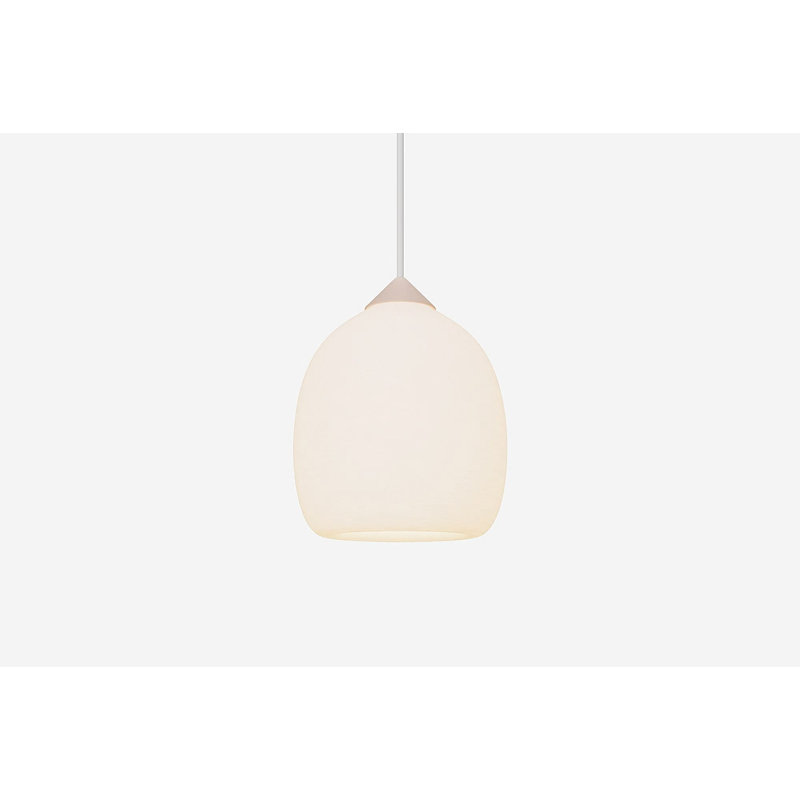 Gulp Pendant Light, Blossom, 12.5'' H x 6.97'' W x 6.97'' D, Black