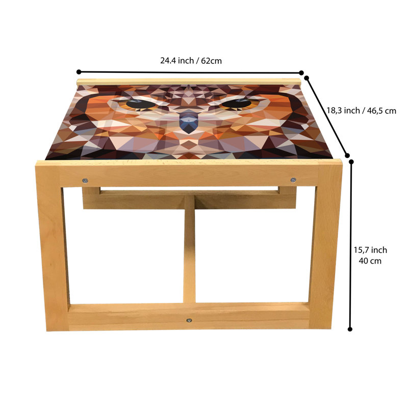 Jamikka Sled Coffee Table, 40cm H x 46.5cm W x 62cm D