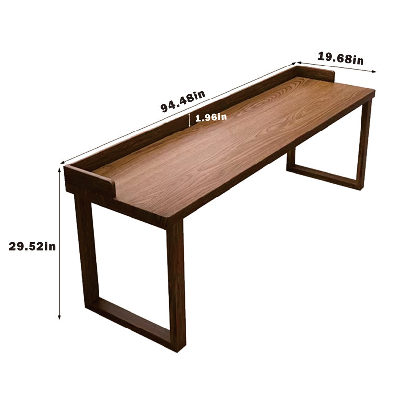 Dezyre 3 Piece Solid Wood Writing Desk Office Set