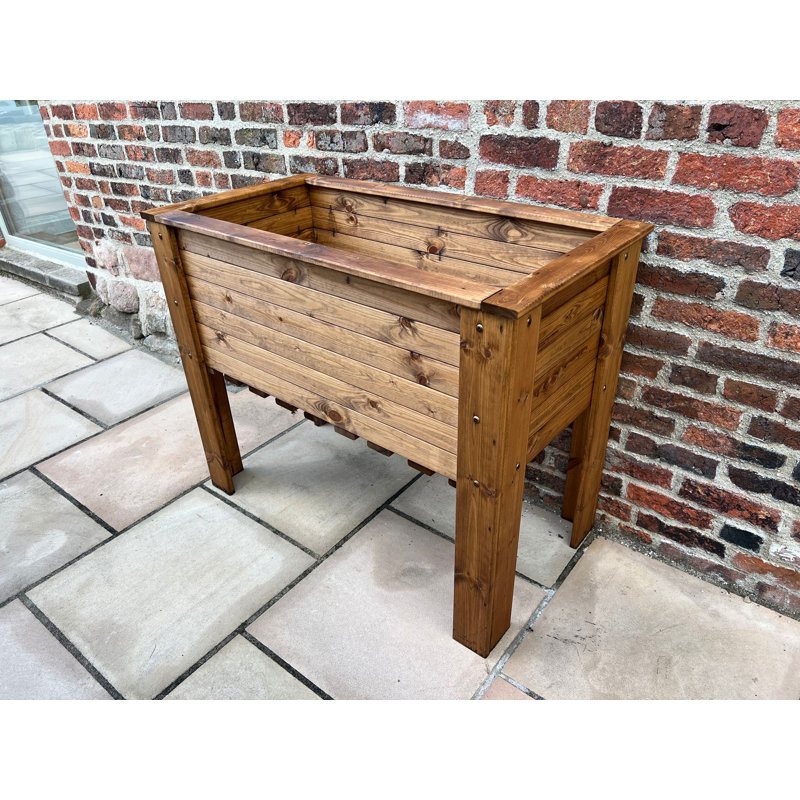 Pettegrow Handmade Wood Planter Box, 90cm x 120cm x 59cm
