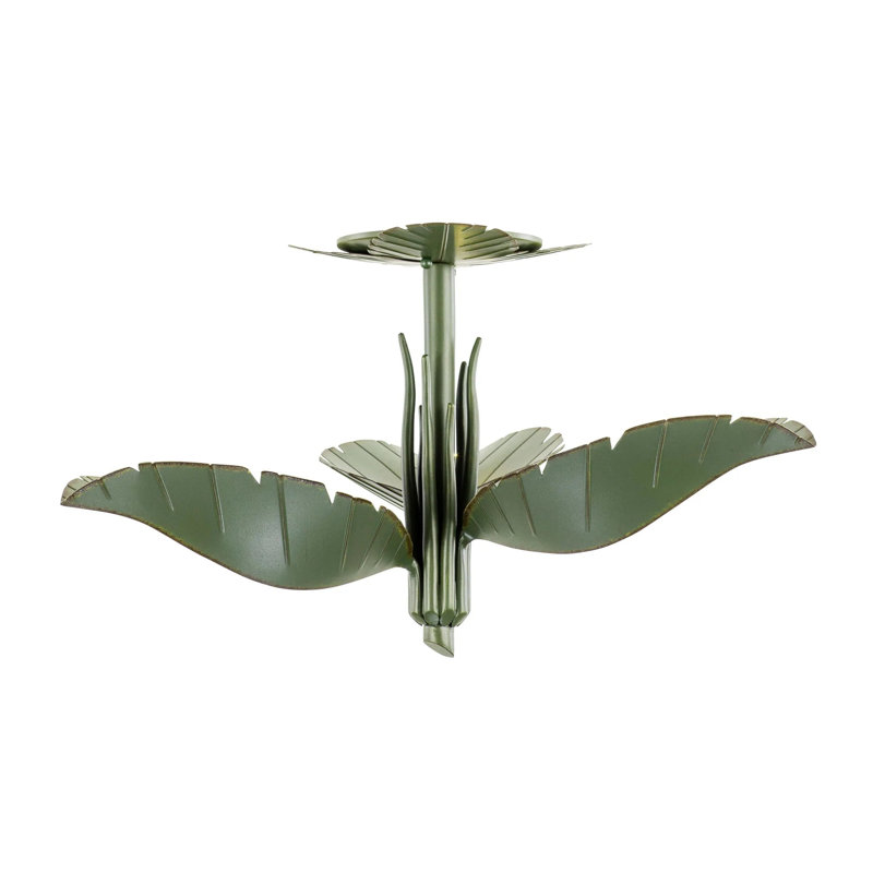 Plafonnier semi-encastré Banana Leaf, Feuille de bananier, Feuille de bananier / vert