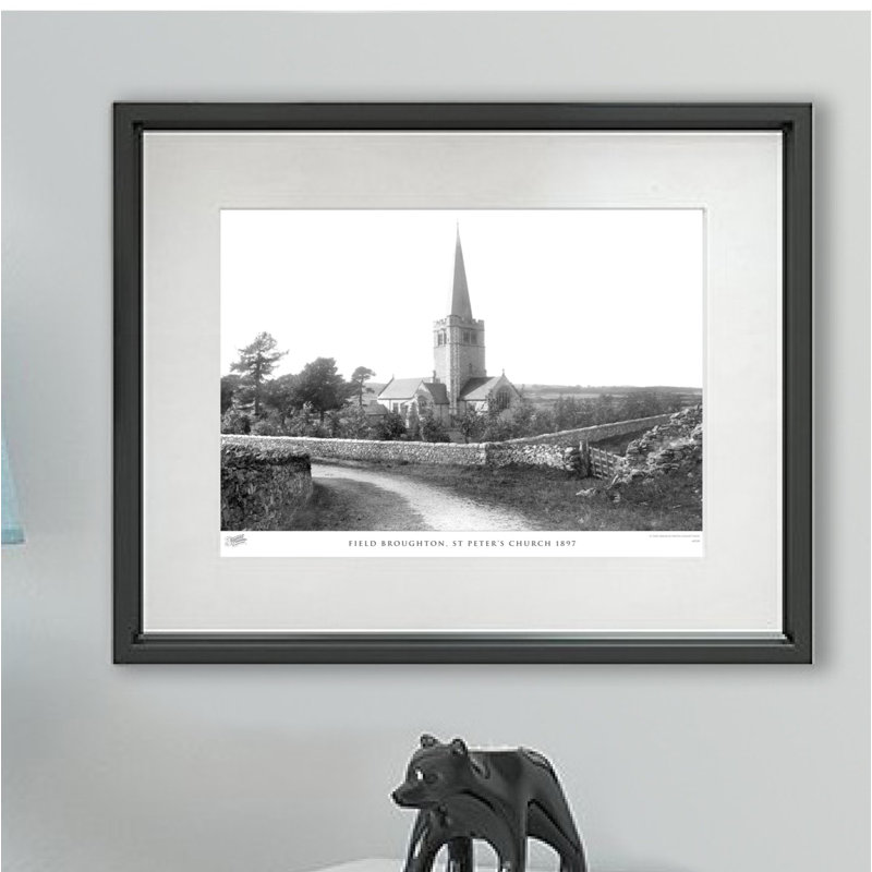 Field Broughton, St Peter's Church 1897 by Francis Frith - Single Picture Frame Print, 60cm H x 80cm W x 2.3cm D