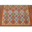 Tapis multicolore en laine réversible Kilim 7 x 10