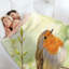 Jeté de luxe en flanelle Robin Bird-133005017