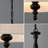 Blondina 4 - Light Iron Dimmable Drum Chandelier