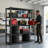 Heavy Duty Garage Metal Storage Shelves, 48" x 24" x 72" Adjustable Storage Rack with 1650 Lbs Total Load Capacity, Rust-Proof Boltless Organizer Shelving for Garage Basement Warehouse-101433708-101433710