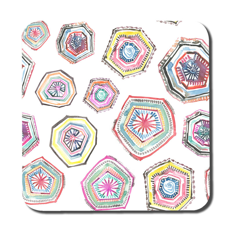 Square 6 Piece Coaster Set