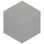 Brickyard Hex 8-1/2 In. X 9-7/8 In. Porcelain Rustic Wall & Floor Tile