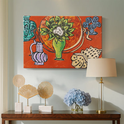 Nature morte au magnolia (Nature morte au magnolia) - Henri Matisse - Toile tendue avec châssis - 1941