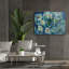 «Pretty Blue Floral» par Silvia Vassileva, art mural sur toile-352576537