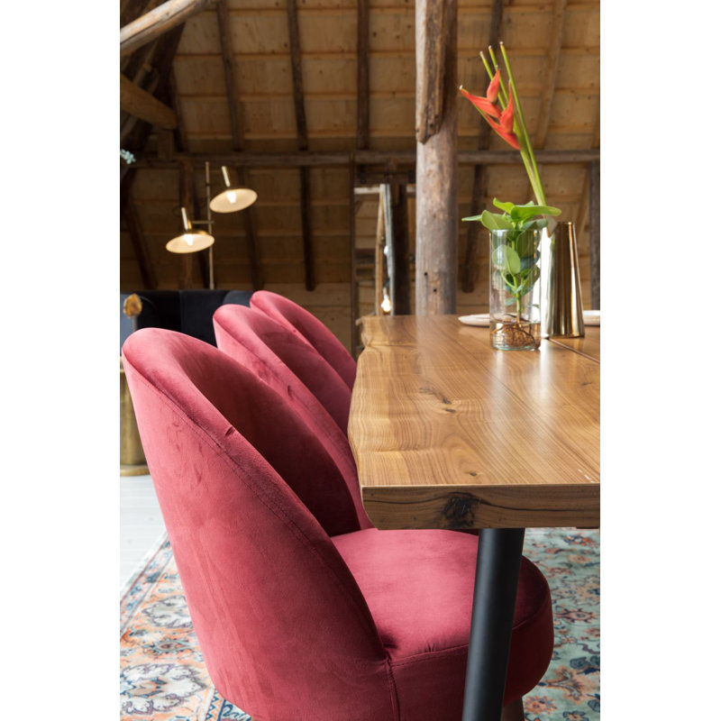 Upholstered Dining Chair, Red