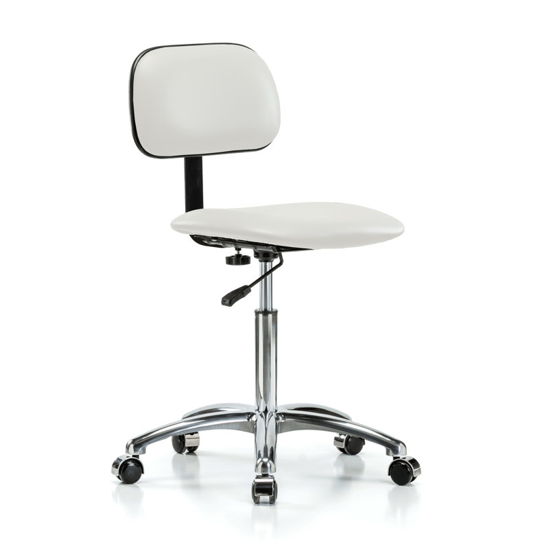 Vinyl Task Chair, Adobe White