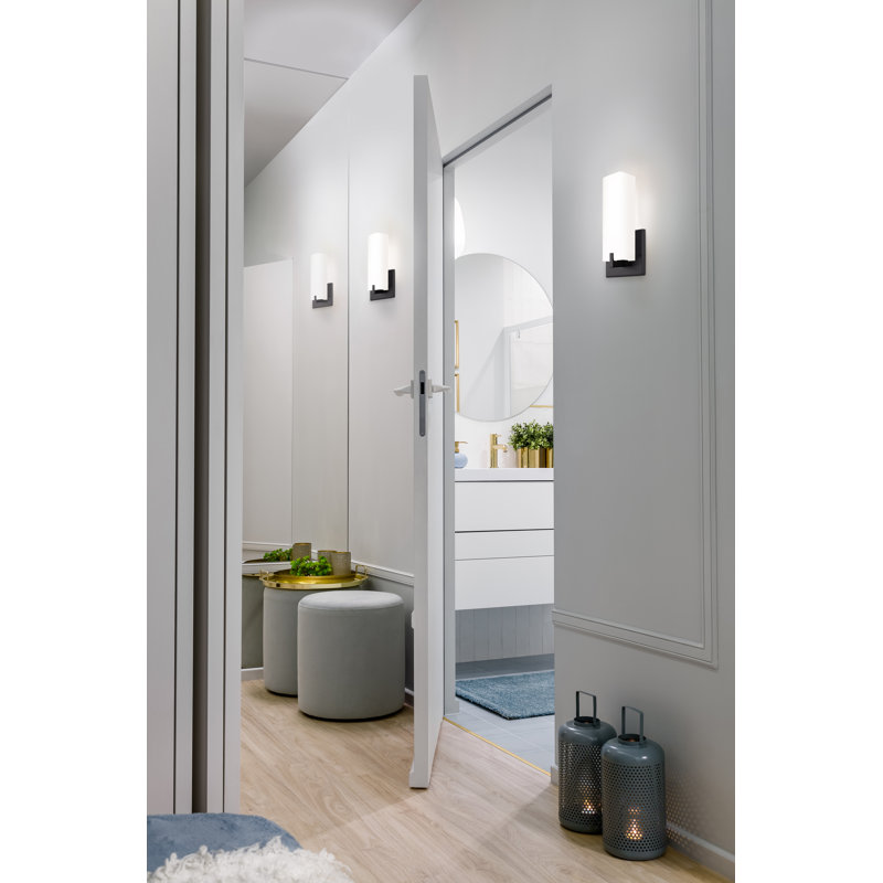 Stratford 1 - Light LED Armed Sconce, Black