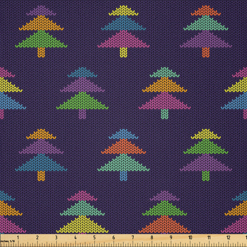 Nordic Christmas Trees Fabric