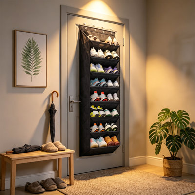 10 Pair Hanging Shoe Organiser