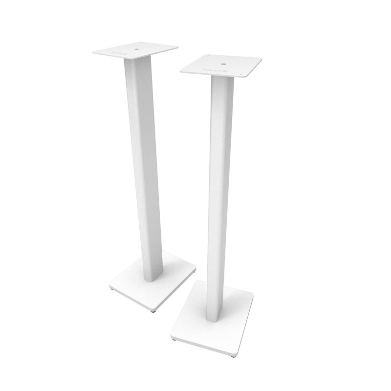 Paire de supports pour haut-parleur de bibliothèque universelle K34 ST34W, paire, blanc