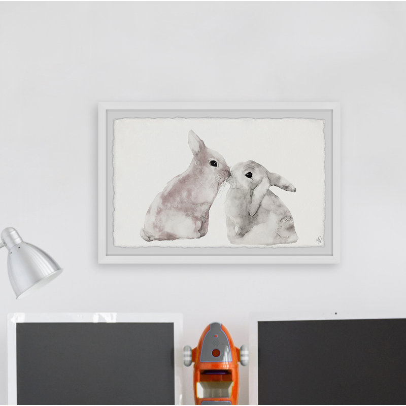 «Elma Mindenmines Sweet Bunnies», reproduction encadrée, H 8 po x l 12 po x P 1,5 po