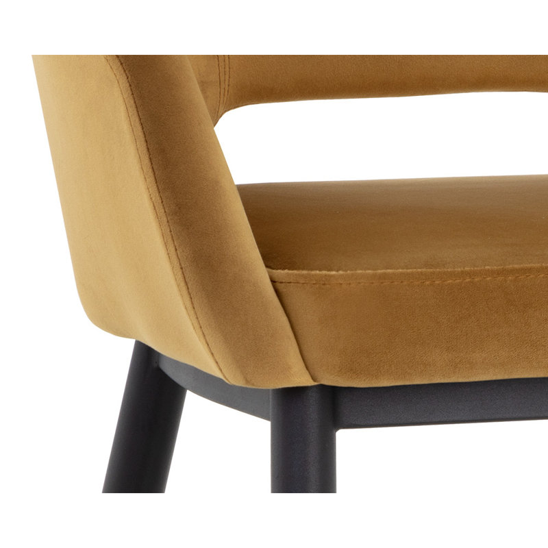 Upholstered Dining Chair, Brown