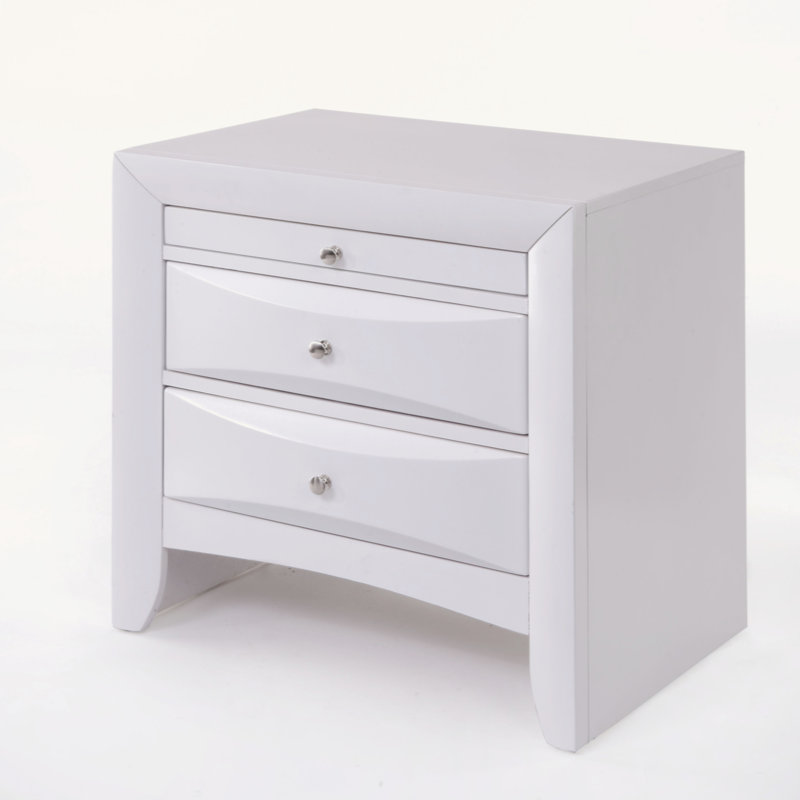 Table de chevet Ireland, Blanc
