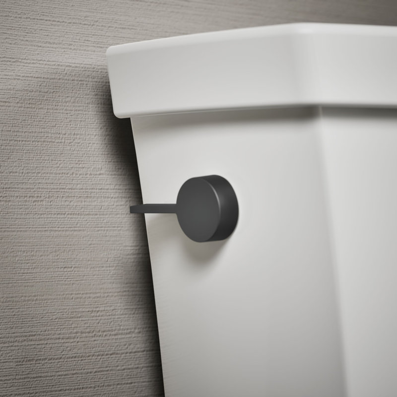 Kelston Left-Hand Trip Lever, Noir mat
