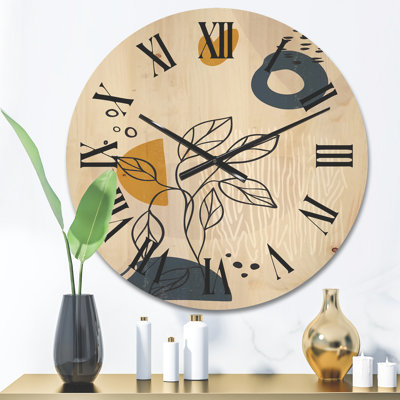 Solid Wood Wall Clock