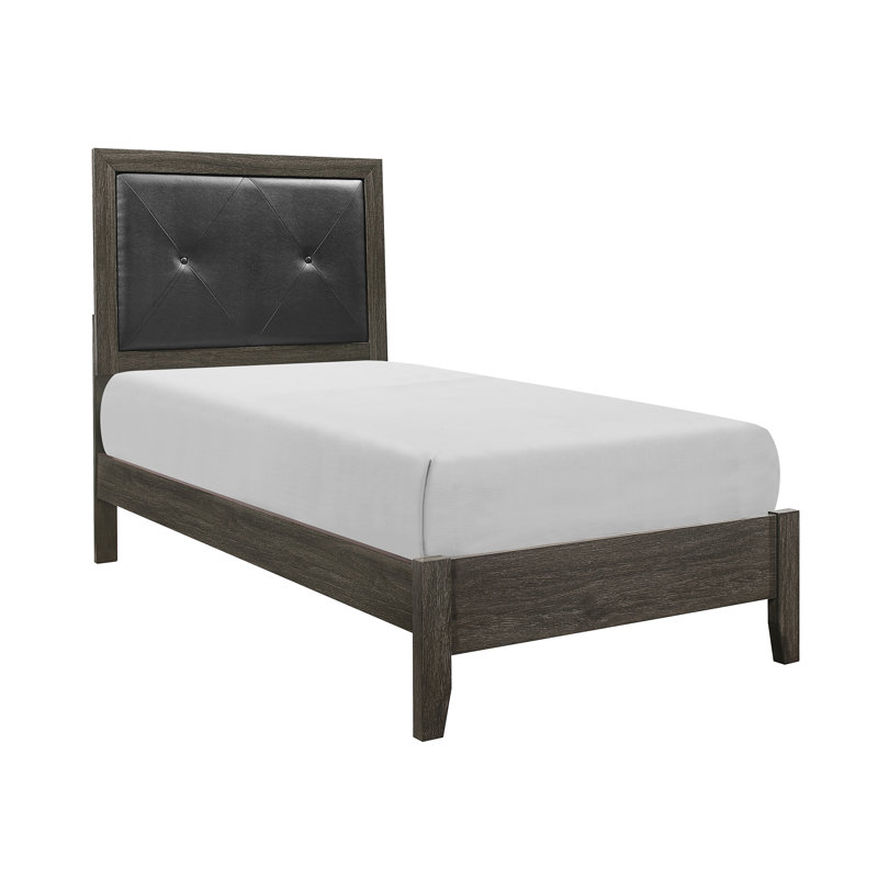 Lit Myron, Double, Chêne gris