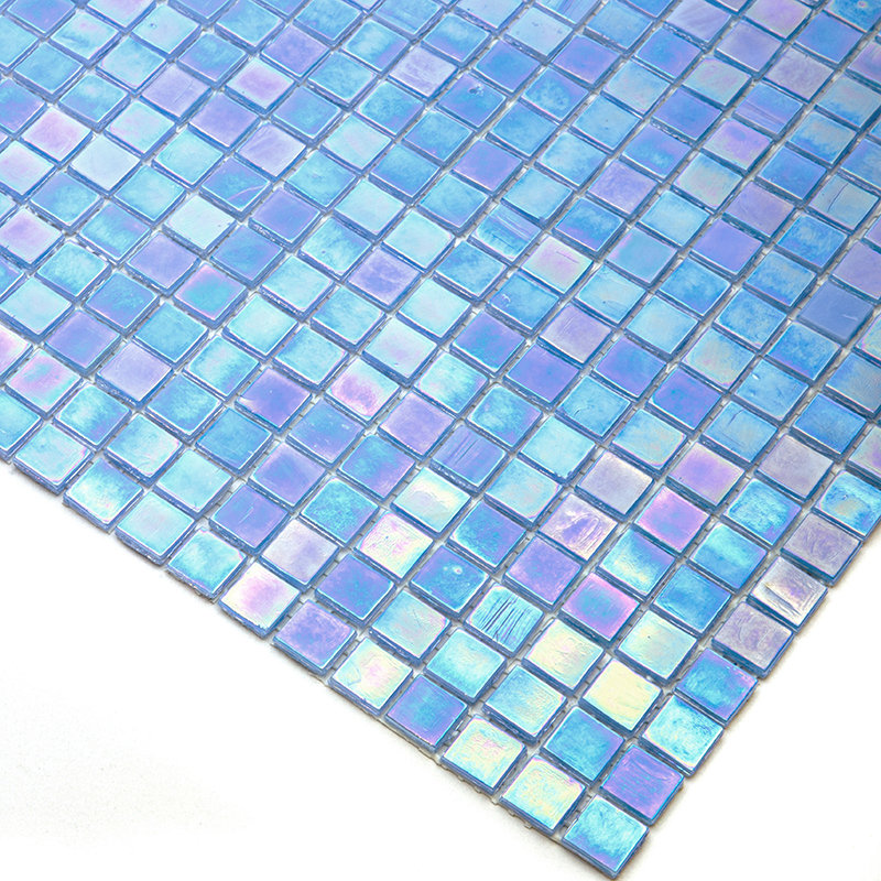 Skosh 0.6" x 0.6" Glass Grid Mosaic Wall & Floor Tile