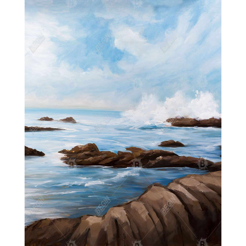 Impression sur toile Seaside Wave
