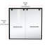 Porte de baignoire double coulissante 54,33 - l 60 po x H 60 po-85752665