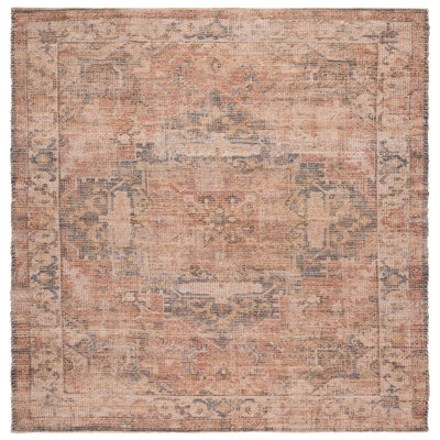 Saffron Hand Woven Jute/Sisal; Chenille; Cotton Vintage Look Indoor Rug