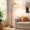 Lampe sur pied arquée 63 po Kjeld