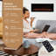 Modern Ember Highmark Smart Linear Electric Fireplace - 10 Different Flame Colors, Works With Alexa And Google Assistant-273009005