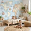 Papier peint carte du monde océan nautique-11313688-11313690