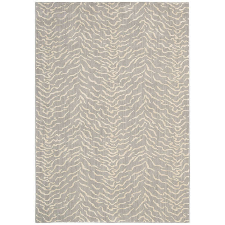 Viscose Animal Print Indoor Rug